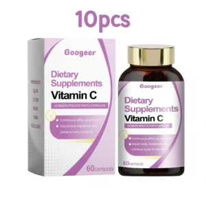 Googeer 60pcs Women's Private Parts Capsule Oral Vitamin C Probiotic Supplement