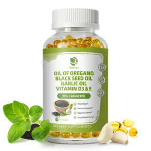 Oregano Oil Capsules with Black Seed Oil,Garlic Oil