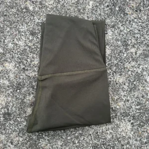 Solid Color Back Waist Pocket High Waist